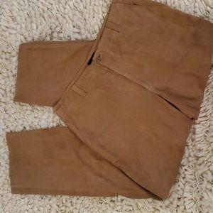 Suede Pants